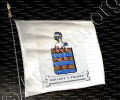 drapeau-GERAERT van VELSEN_Friesland (Stamboek van den Frieschen, 1846)_Nederland