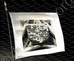 drapeau-DAUPHIN DE FRANCE_Eglise Saint-Vulfran à Abbeville._France