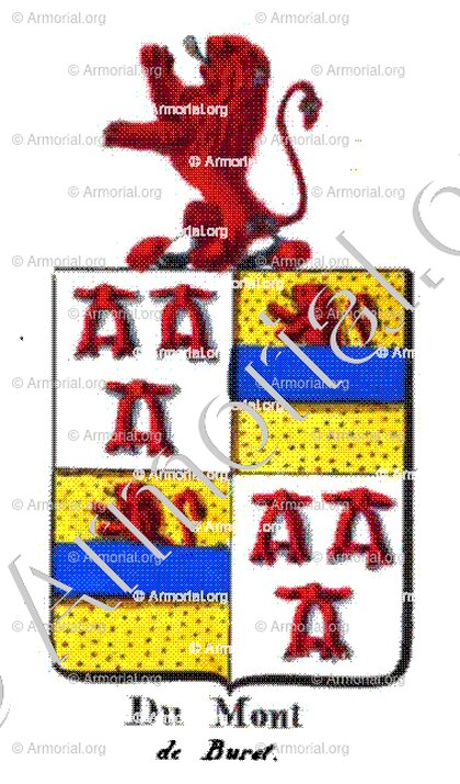DU MONT DE BURET_Armorial royal des Pays-Bas_Europe