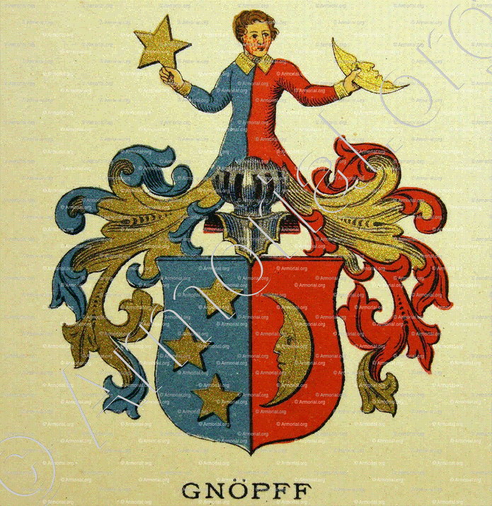 GNÖPF_Wappenbuch der Stadt Basel . B.Meyer Knaus 1880_Schweiz