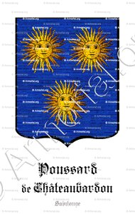 POUSSARD de CHÂTEAUBARDON
