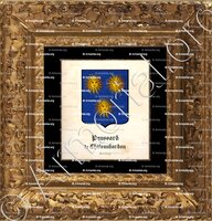 cadre-ancien-or-POUSSARD de CHÂTEAUBARDON_Saintonge_France