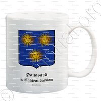 mug-POUSSARD de CHÂTEAUBARDON_Saintonge_France
