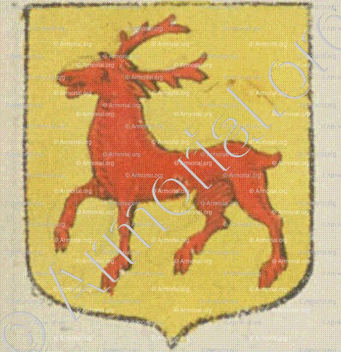 de LISSAC (La Rochelle)_Blason enregistré sous le règne de Louis XIV._France