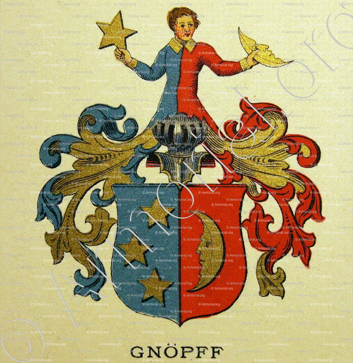 GNÖPFF_Wappenbuch der Stadt Basel . B.Meyer Knaus 1880_Schweiz