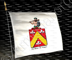 drapeau-DU MONT DE GAGES_Armorial royal des Pays-Bas_Europe