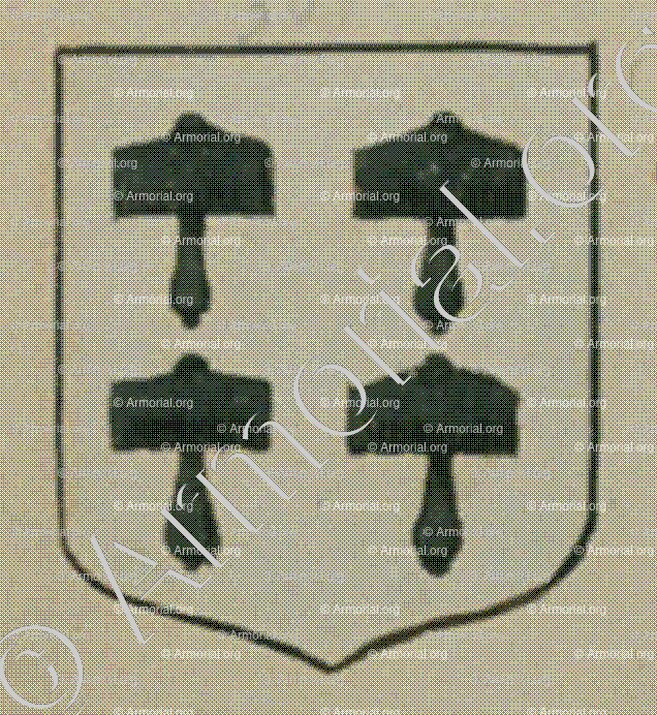 La Communauté des habitants du village d'Obermotern (Alsace)_Blason enregistré sous le règne de Louis XIV_France 