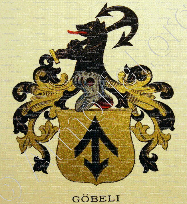 GÖBELI_Wappenbuch der Stadt Basel . B.Meyer Knaus 1880_Schweiz