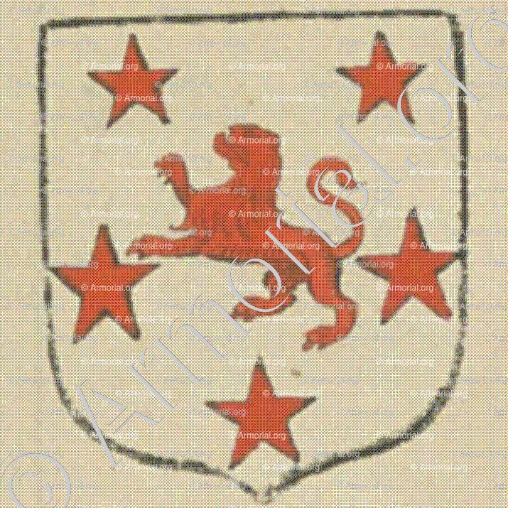 de LOSTENGE (La Rochelle)_Blason enregistré sous le règne de Louis XIV._France