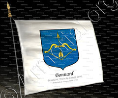 drapeau-BONNARD_Besançon, Franche-Comté, 1696._France +