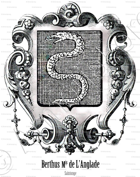 BERTHUS Mis. DE L'ANGLADE_Saintonge_France ( (1)