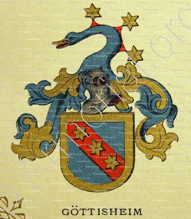 GOETTISHEIM_Wappenbuch der Stadt Basel . B.Meyer Knaus 1880_Schweiz