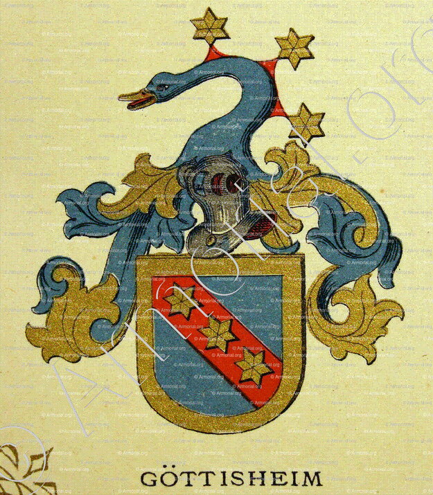 GOETTISHEIM_Wappenbuch der Stadt Basel . B.Meyer Knaus 1880_Schweiz