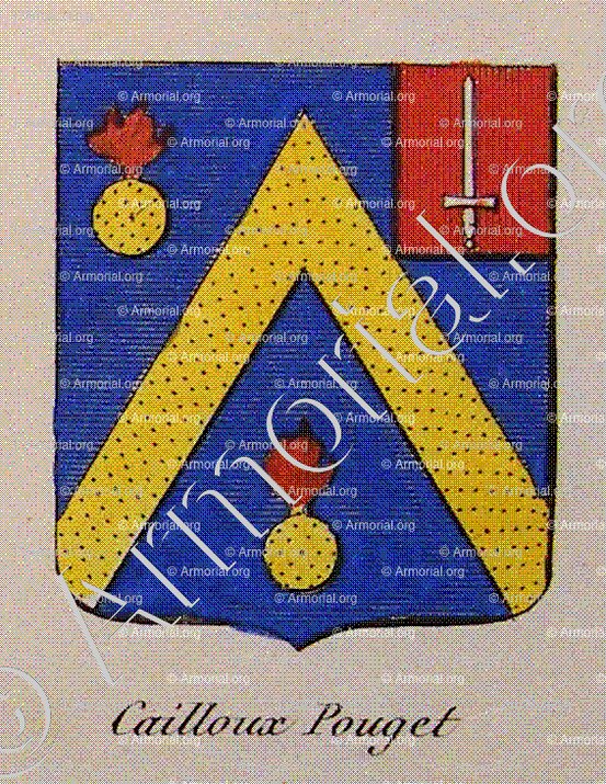 CAILLOUX POUGET_Noblesse d'Empire._France