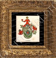 cadre-ancien-or-GONIN - Armorial de la ville de Bâle. B.Meyer Knaus 1880 - Schweiz. Suisse. Svizzera. (0)