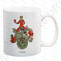 mug-GONIN - Armorial de la ville de Bâle. B.Meyer Knaus 1880 - Schweiz. Suisse. Svizzera. (0)