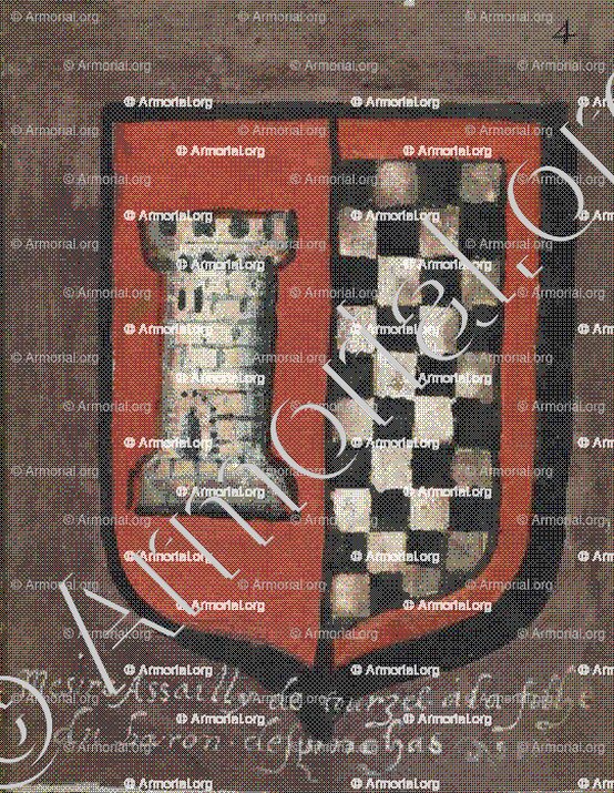 ASSAILLY_Auvergne (de Tourzel, de Tournon, sg. d'Alègre)_France