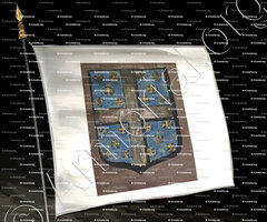 drapeau-BLAINVILLE_Auvergne (Maison des seigneurs d'Alègre)_France
