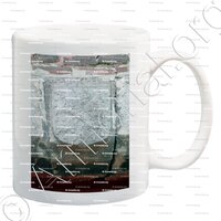 mug-RAINCHEVAL_Blason  sur une construction datée de 1740. Photo, Patrick Ramecourt Club d'Histoire de Beuvry ._France