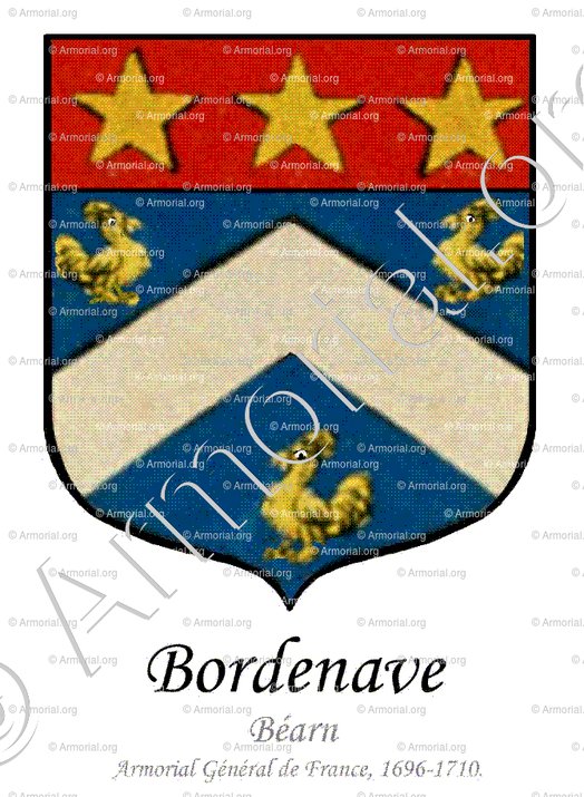 BORDENAVE_Béarn, 1696._France