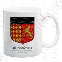 mug-de BORDENAVE Seigneur de Bargues._Guyenne, 1696._France