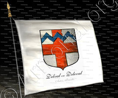 drapeau-DEL ou DELEVAL_Artois. Picardie._France