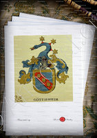 velin-d-Arches-GÖTTISHEIM_Wappenbuch der Stadt Basel . B.Meyer Knaus 1880_Schweiz