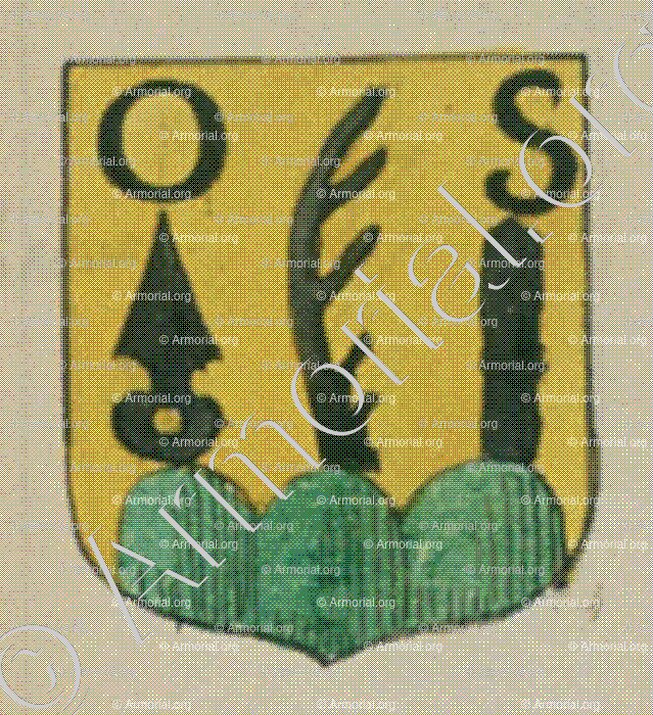 La Communauté des habitants du village d'Ostheim (Alsace)_Blason enregistré sous le règne de Louis XIV_France 