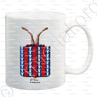 mug-D'YVE DE BAVAY_Armorial royal des Pays-Bas_Europe