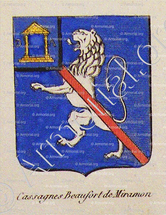 CASSAGNES BEAUFORDT DE MIRAMON_Noblesse d'Empire._France