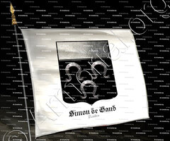 drapeau-SIMON de GAND_Flandre_Belgique