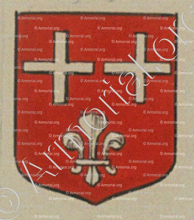 La Communauté des haitants du village d'Eckwersheim (Alsace)_Blason enregistré sous le règne de Louis XIV_France 
