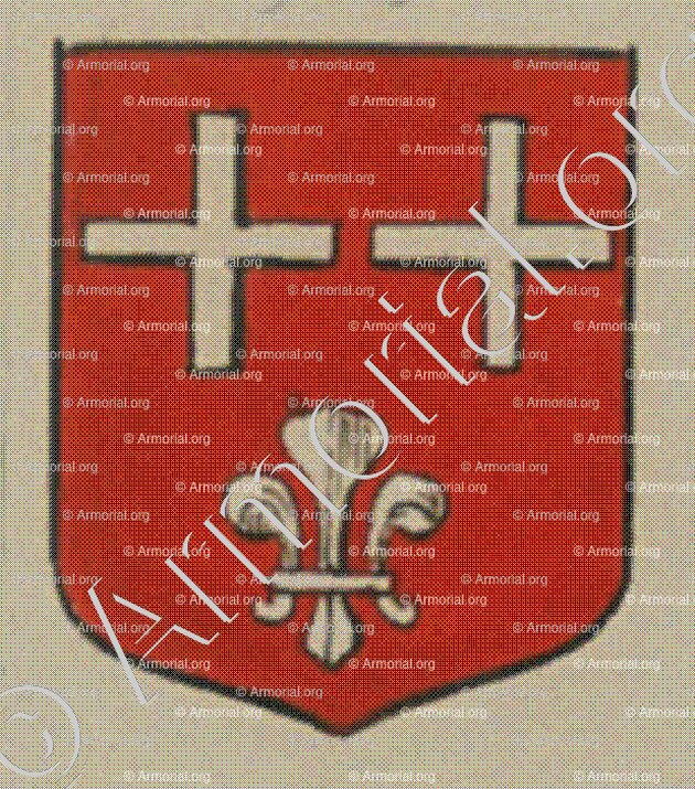 La Communauté des haitants du village d'Eckwersheim (Alsace)_Blason enregistré sous le règne de Louis XIV_France 