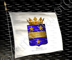 drapeau-DIANA_Duca e Barone di Cefalù, 1805. Sicilia._Italia (ii)