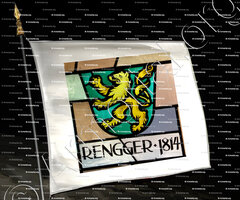 drapeau-RENGGER_Aarburg,  1814_Schweiz