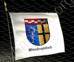 drapeau-MÖNCHENGLADBACH_Wappen der Stadt Mönchengladbach_Deutschland () copie