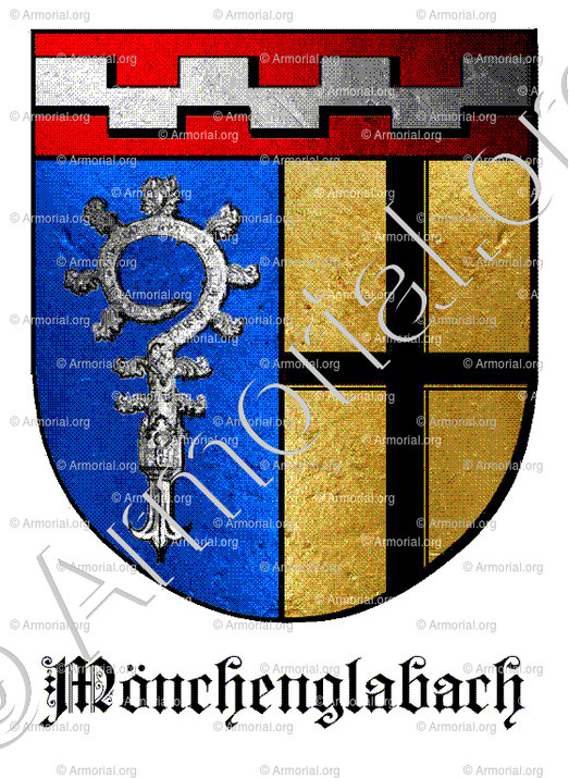 MÖNCHENGLADBACH_Wappen der Stadt Mönchengladbach_Deutschland () copie