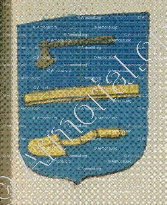 La Communauté des Maçons et Charpentiers de la ville d'Alkirck (Alsace)_Blason enregistré sous le règne de Louis XIV_France 