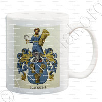 mug-SCHAUB - Armorial de la ville de Bâle. B.Meyer Knaus 1880 - Schweiz. (i)