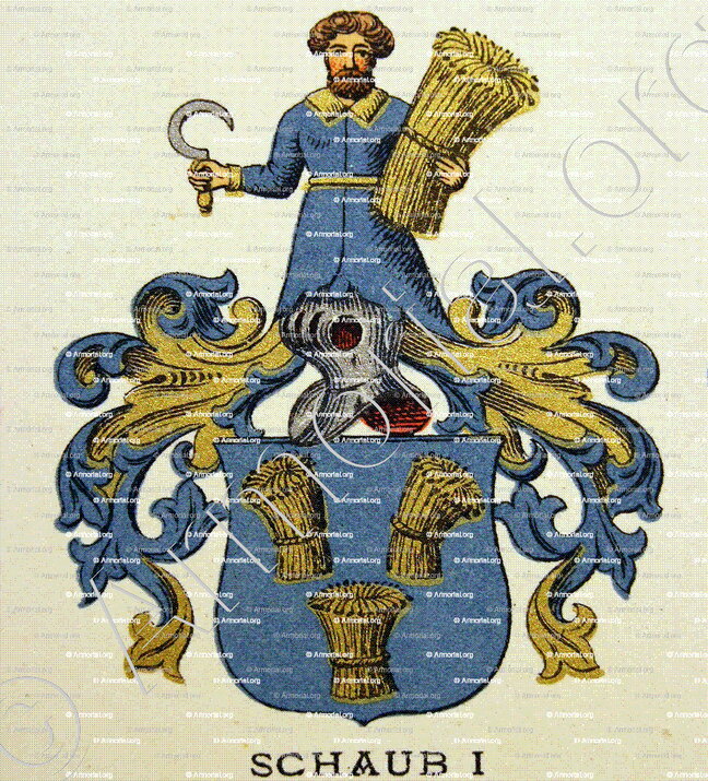 SCHAUB - Armorial de la ville de Bâle. B.Meyer Knaus 1880 - Schweiz. (i)
