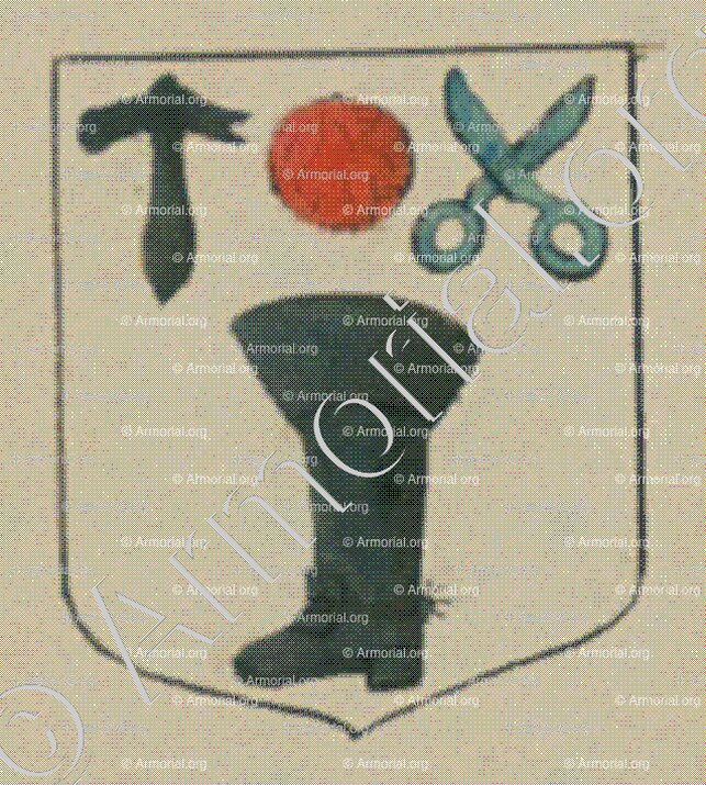 La Communauté des Maîtres Artisans de la ville de Rhinau (Alsace)_Blason enregistré sous le règne de Louis XIV_France 