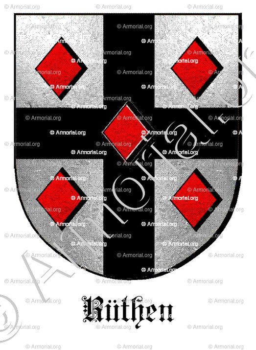 RÜTHEN_Wappen der Stadt Rüthen._Deutschland