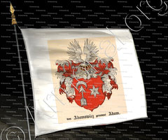 drapeau-von ADAMOWICZ gennant ADAM_Kurland_Baltische Länder