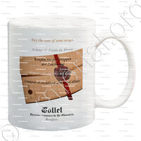mug-COLLET_Achetez le dessin du blason. Buy the coat of arms design. Kaufen Sie das Wappen der Zeichnung. Acquista lo stemma del disegno. Comprar el escudo de armas del dibujo._Armorial.org