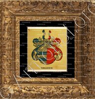 cadre-ancien-or-GROBEN_Wappenbuch der Stadt Basel . B.Meyer Knaus 1880_Schweiz