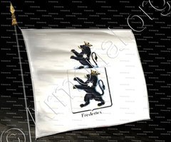 drapeau-FREDERICX_Armorial royal des Pays-Bas_Europe