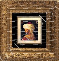 cadre-ancien-or-MEHMET II_Septième sultan de l'Empire ottoman_Turquie (())+