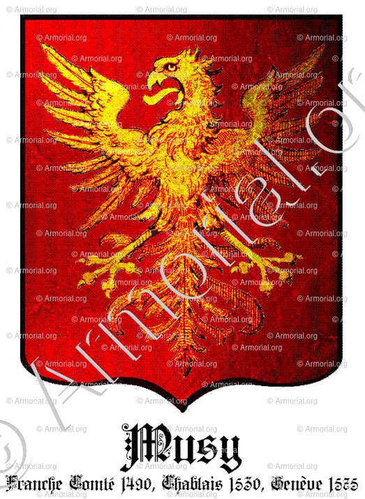 MUSY_Franche Comté 1490, Chablais 1530, Genève 1575._France Suisse (i)