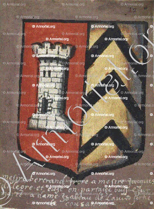 LAWIS ou LEWIS ou LOWIS_Auvergne (Maison d'Alègre)_France