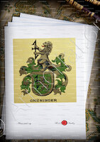 velin-d-Arches-GRÜNINGER_Wappenbuch der Stadt Basel . B.Meyer Knaus 1880_Schweiz